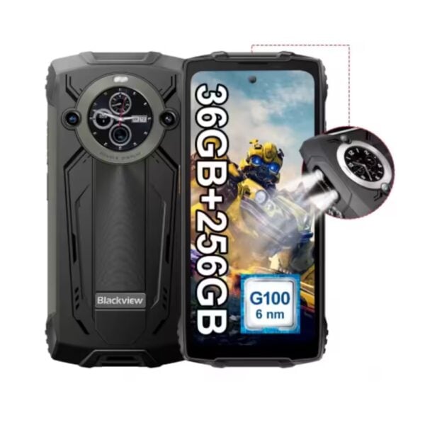 Blackview BV8200 | 36 GB RAM 256 GB ROM – AI Brightness Flashlight
