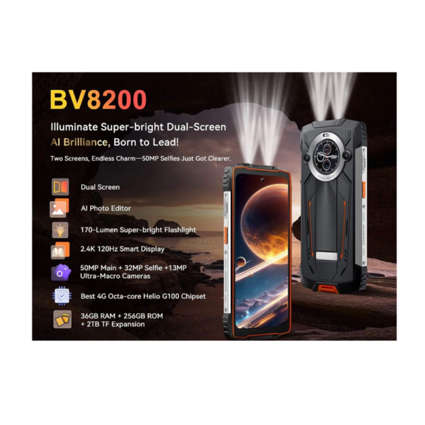 Blackview BV8200 | 36 GB RAM 256 GB ROM - AI Brightness Flashlight – Image 6